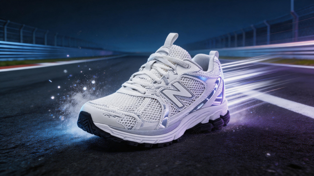 Ordinary Sneaker Reimagined as a Dynamic E-commerce Poster (after)